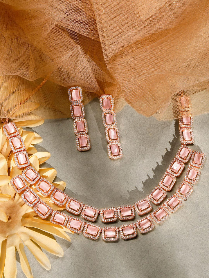 Rose gold necklace