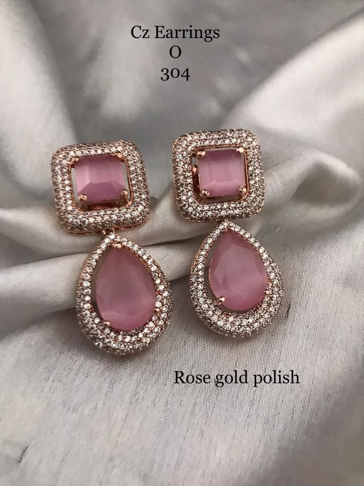 CZ earrings