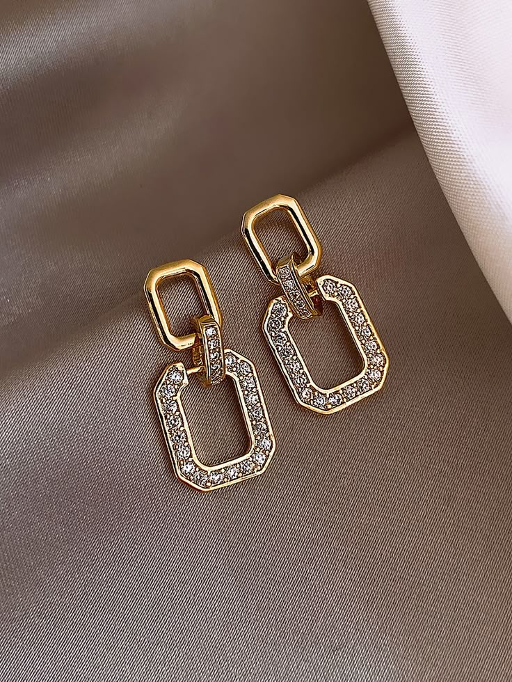 Layered Geometric Earrings