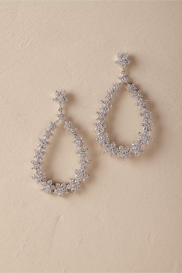 Teardrop Floral Earrings